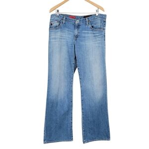 AG Adriano Goldschmied Y2K The Angel Blue Denim Jeans Bootcut Boot Cut